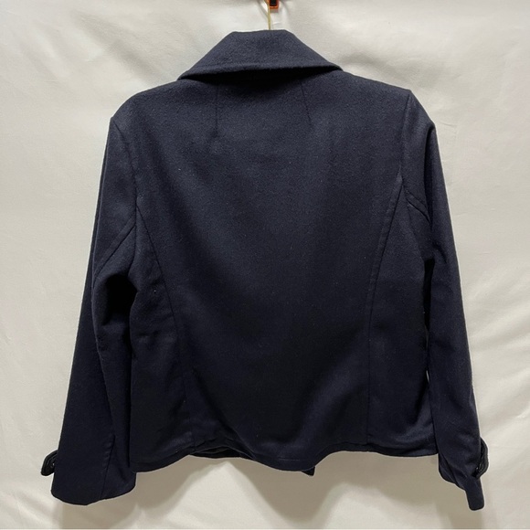 GAP Womens Double Breasted Pea Coat Navy Size Medium - Picture 4 of 14